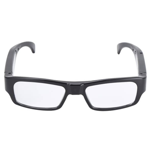 Black rectangular reading glasses on white background for fashion and eye care.
