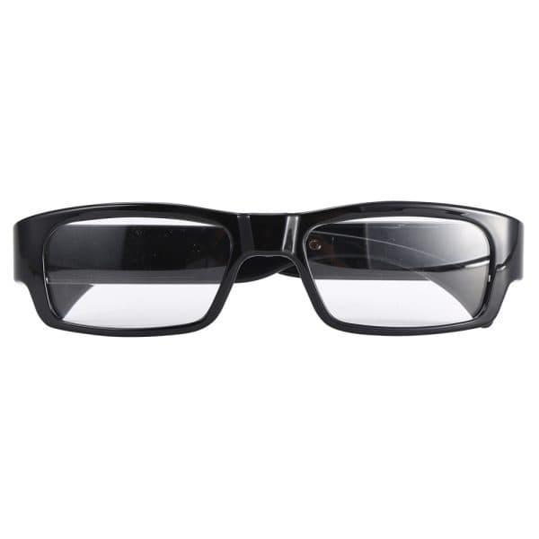 Stylish black rectangular eyeglasses with thick frames, a modern accessory to enhance your vision and style.