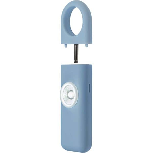 Compact blue UV-C sanitizer wand with detachable loop cap, ideal for killing germs on the go.